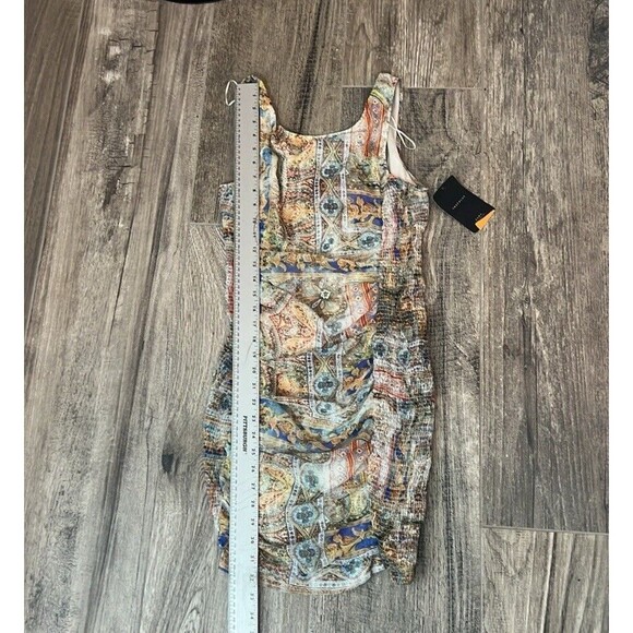 ZARA TRAFALUC Women M Slip On Lightweight Knit Dress STRETCH MULTICOLOR NWT #39 - Picture 2 of 7